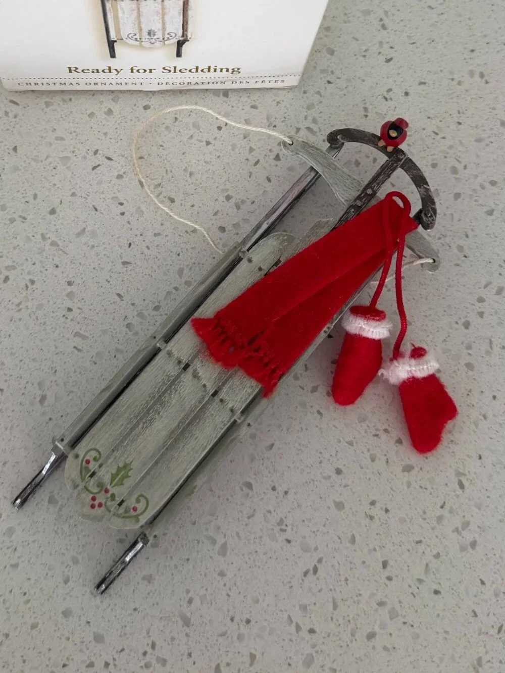 Hallmark Ornament Ready for Sledding